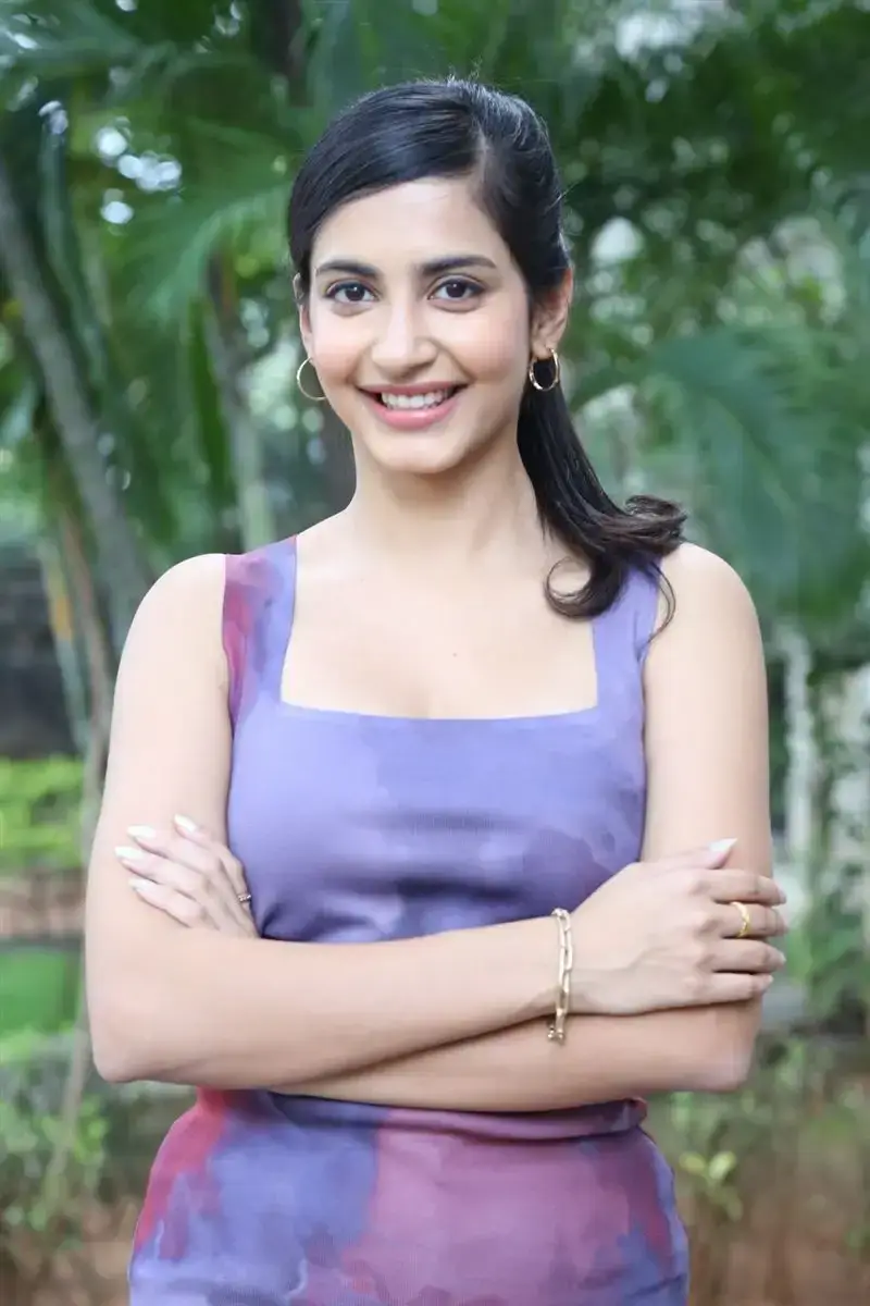 Actress Pragati Srivastava at New Telugu Movie Success Meet